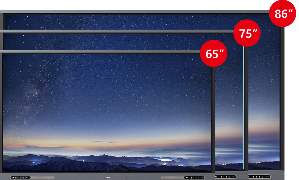 아하 8400 교육용 전자칠판 86인치(217.42cm)-안드로이드11